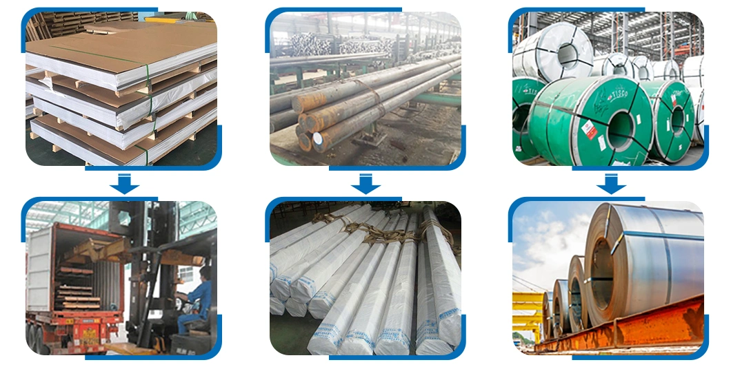 Ss Round Square Tube ASTM AISI 201 304 316 316L 430 Pickling Ba 2b Bright Polish Cold Hot Rolled Stainless Steel Seamless / Welded Pipe for Building Materials